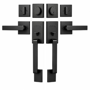 Double Front Door Handle Set