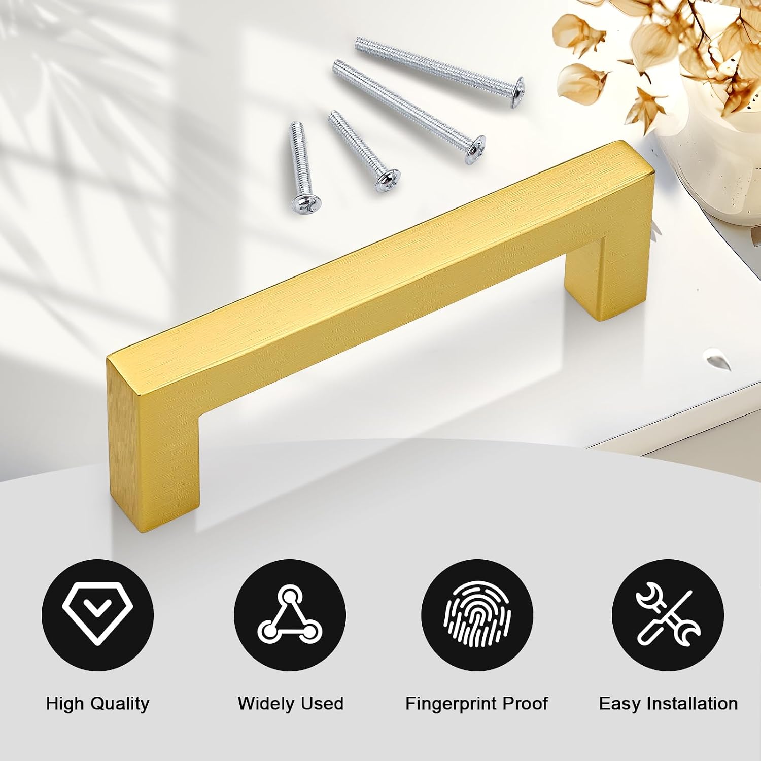 Modern Square Drawer Pulls - Image 5