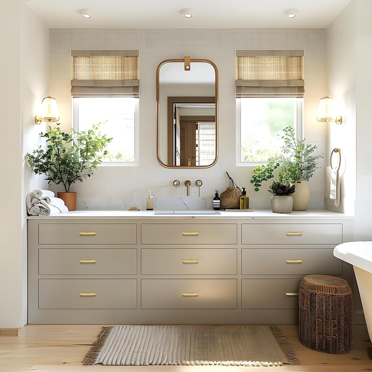 Modern Square Drawer Pulls - Image 6